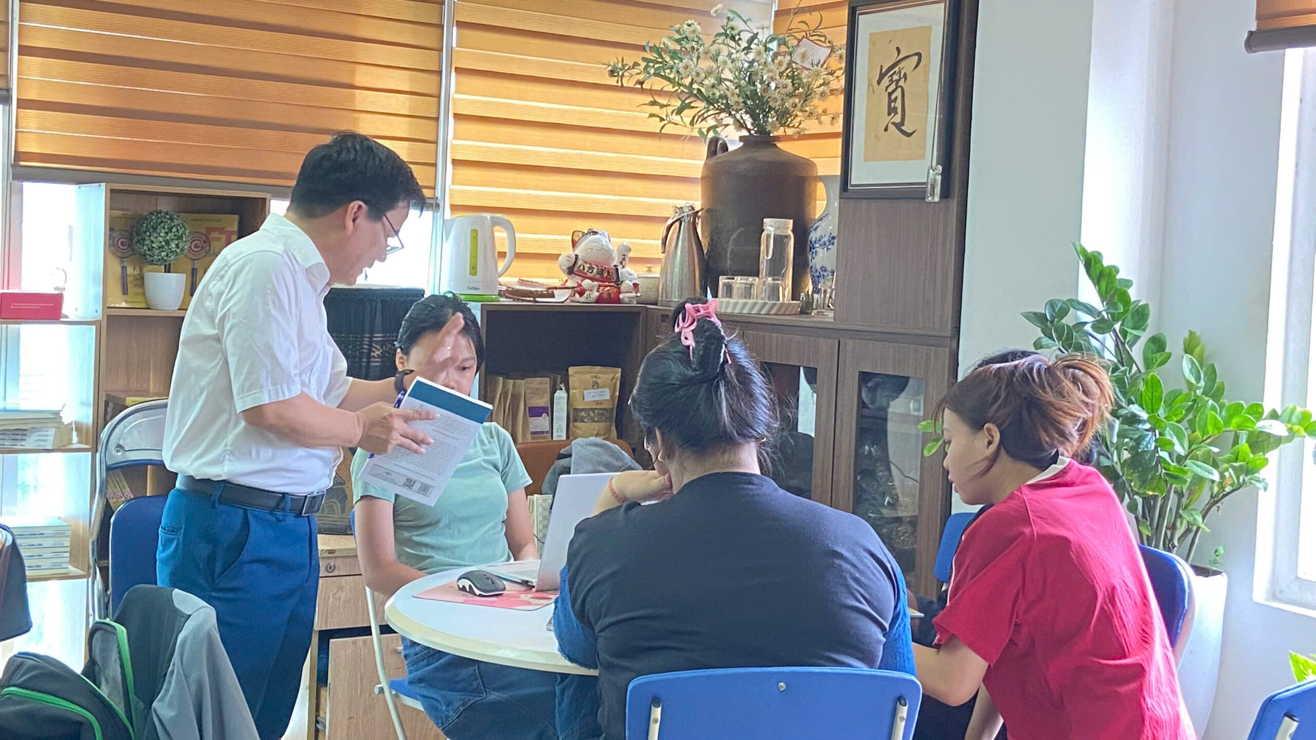 Học sinh được hướng dẫn tận tình