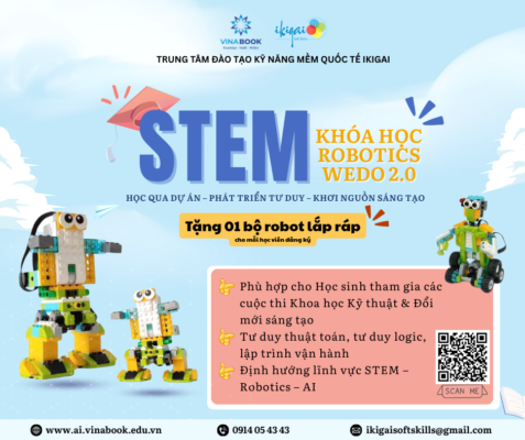 Banner Khoá học STEM - Robotics Wedo 2.0